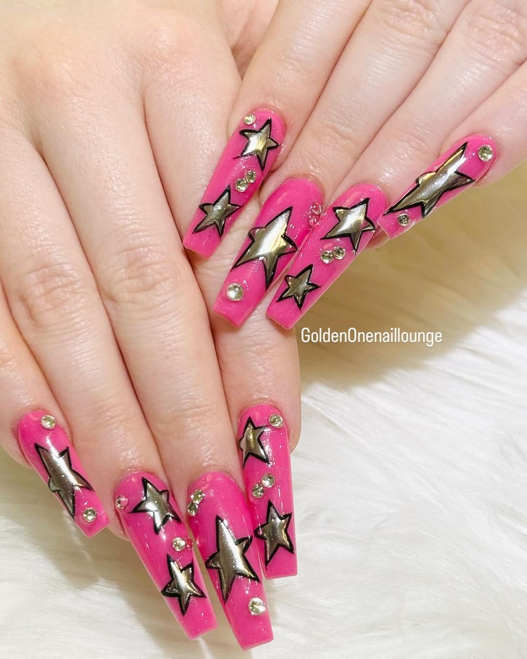 Colorful summer nail design - Nail salon Kennesaw GA