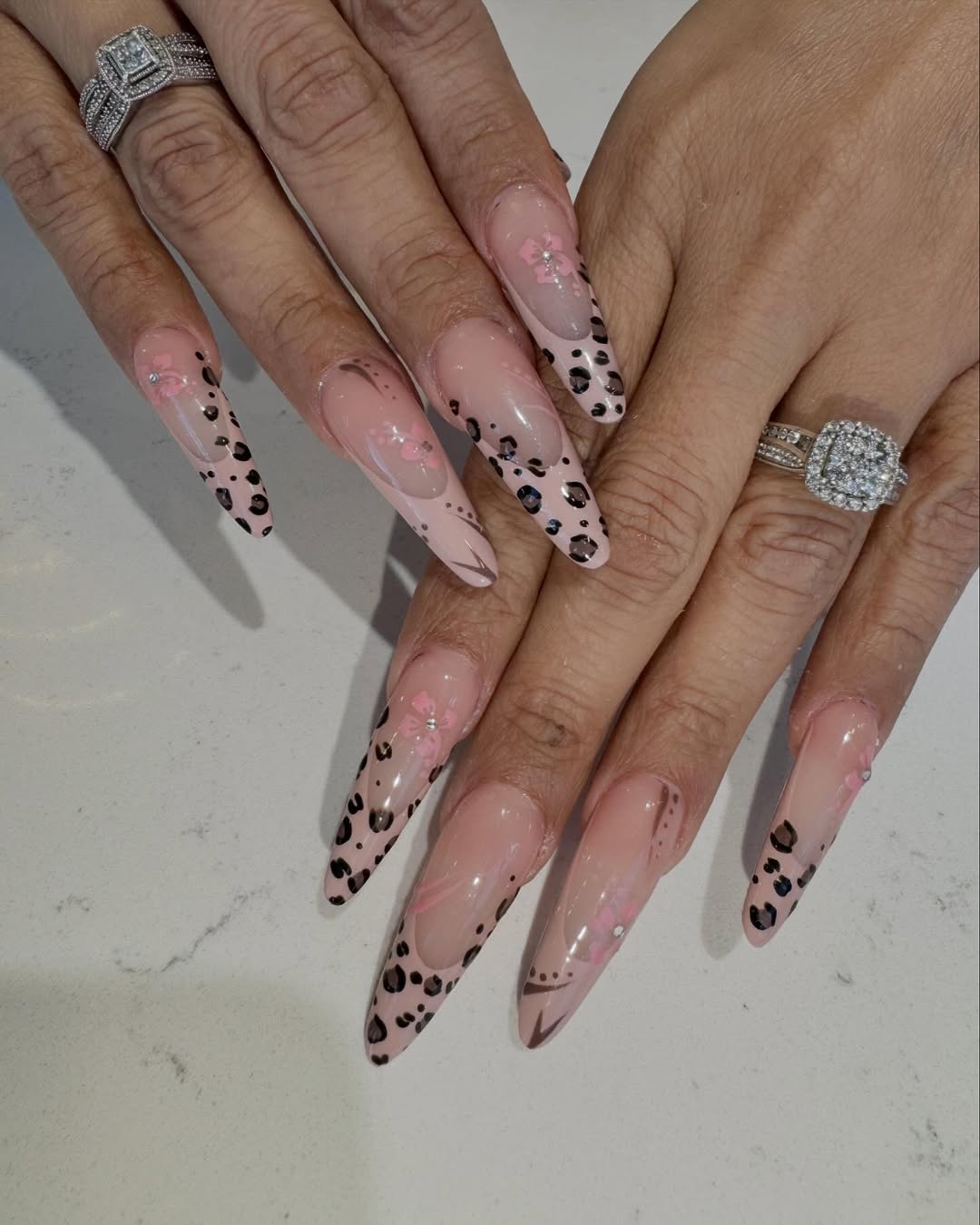 Chrome finish gel nails - Modern nail designs Kennesaw