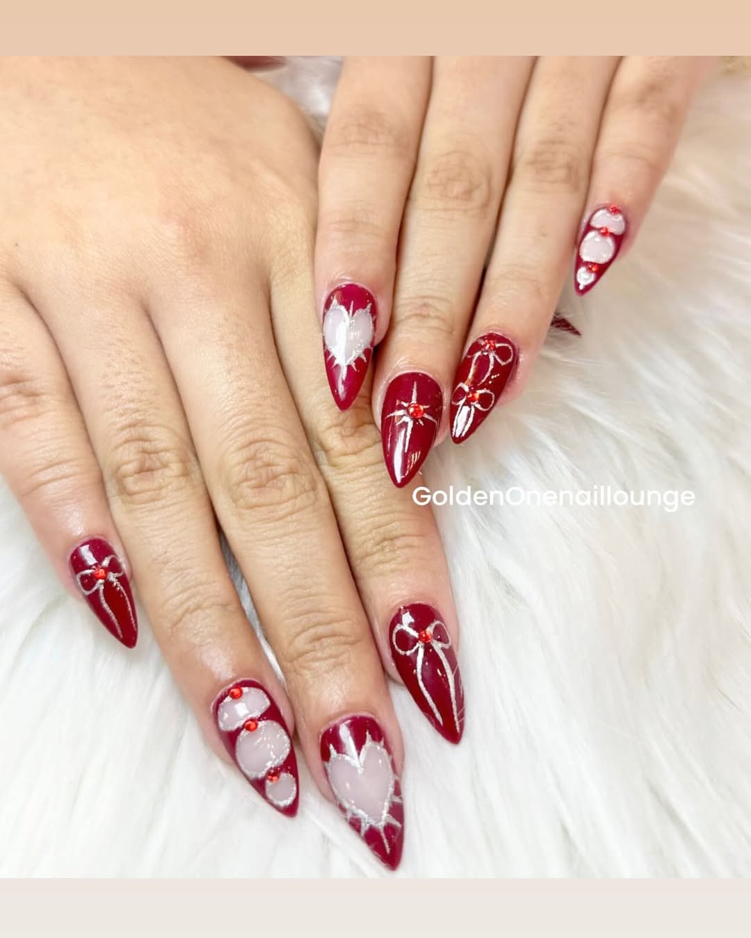 Matte coffin nails with gold - Luxury nail art GoldenOne